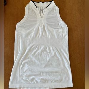Momentum Seamless Polo Tank, Athleta, Size Small